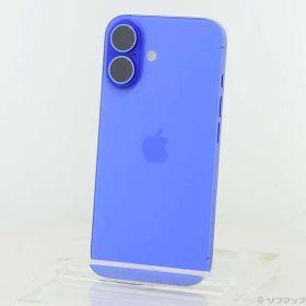 ソフマップ 〔中古品〕 iPhone16 128GB ウルトラマリン MYDU3J／A SIMフリー【297】