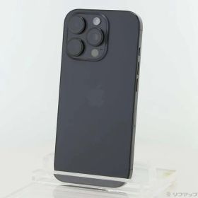 ソフマップ 〔中古品〕 iPhone16 Pro 128GB ブラックチタニウム MYMV3J／A SIMフリー【276】