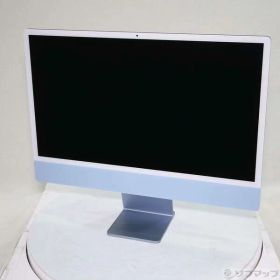 【中古】Apple(アップル) iMac 24-inch Late-2023 MQRR3J／A Apple M3 8コアCPU_10コアGPU 24GB SSD1TB ブルー 〔26.3 Tahoe〕 【258-ud】