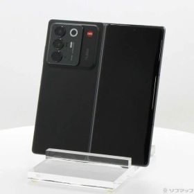 【中古】ワイモバイル nubia Fold 256GB ブラック ZESCN1 Y!mobile SIMフリー 【269-ud】