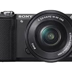 【中古】 SONY ミラーレス一眼 α5000 パワーズームレンズキット ブラック ILCE-5000L-B
