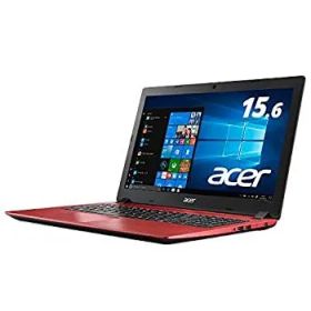 【中古】 acer エイサー ノートパソコン Aspire 3 A315-32-N14U R Celeron 4GB 256GB SSD ドライブなし 15.6型 Windows 10 Home 64bit レッド