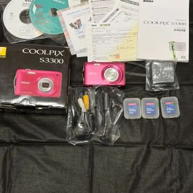 【動作品・美品】Nikon COOLPIX S3300 ピンク