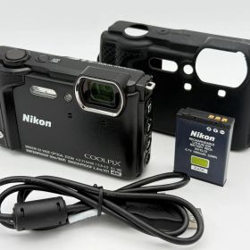 【オマケ付】Nikon COOLPIX W300 ブラック ニコン クールピクス デジタルカメラ 防水 耐寒 防塵