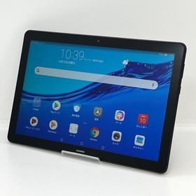 【良品】HUAWEI MediaPad T5 LTEモデル AGS2-L09 SIMフリー 16GB 10.1インチ ブラック タブレット本体 送料無料 中古 S442