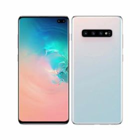 【SIMロック解除済】au Galaxy S10+ (Plus) SCV42 プリズムホワイト SAMSUNG 当社3ヶ月間保証 中古 イオシス
