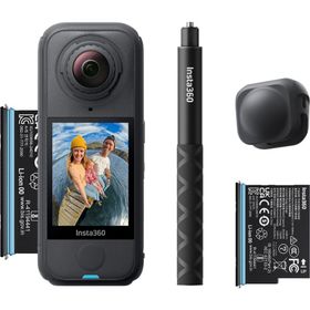 Insta360 アクションカメラ「Insta360 X4 Air」 スターターキット(グラファイトブラック) Insta360 X4 Air Starter Bundle CINSAAFA-SE03 返品種別B