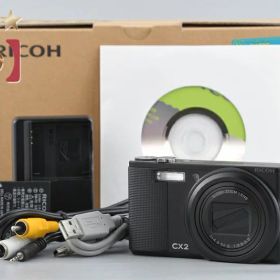 【中古】RICOH リコー CX2 ブラック コンパクトデジタルカメラ シャッター回数僅少 元箱付き