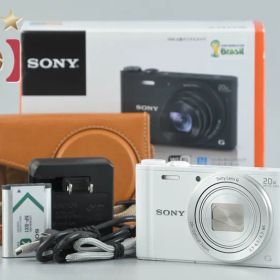【中古】SONY ソニー Cyber-shot DSC-WX350 ホワイト コンパクトデジタルカメラ 元箱付き 多言語対応