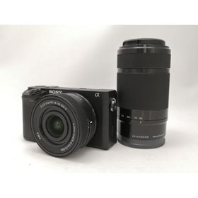 【中古】SONY α6400 ILCE-6400X ダブルズームレンズキット ブラック【新宿2】保証期間１ヶ月【ランクA】
