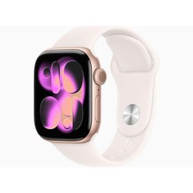 『新品』Apple Watch Series 11 (GPSモデル) 42mm ローズゴールド S/M [MEU04J/A]