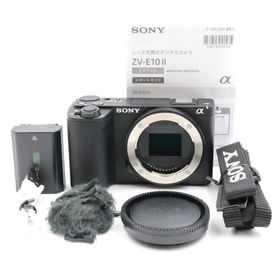 SONY VLOGCAM ZV-E10 II ボディ ブラック ZV-E10M2 ミラーレス一眼カメラ ソニー