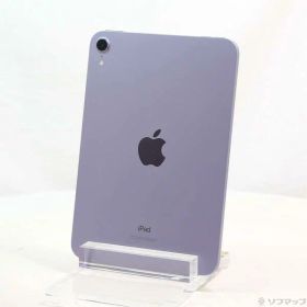 【中古】Apple(アップル) iPad mini 第6世代 64GB パープル MK7R3J／A Wi-Fi 【349-ud】
