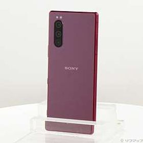 〔中古品〕 Xperia 5 64GB レッド SOV41 auロック解除SIMフリー ［6.1インチ液晶／Snapdragon 855／RAM:6GB／ナノSIM］〔中古品〕 Xperia 5 64GB レッド SOV41 auロック解除SIMフリー ［6.1インチ液晶／Snapdragon 855／RAM:6GB／ナノSIM］