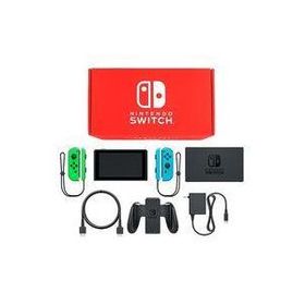 中古ニンテンドースイッチハード Nintendo Switch本体 カラーカスタマイズ /Joy-Con(L)ネオングリーン(R)ネオンブルー/Joy-C