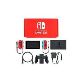 中古ニンテンドースイッチハード Nintendo Switch本体 カラーカスタマイズ /Joy-Con(L/R)レッド/Joy-Conストラップ：ネオン