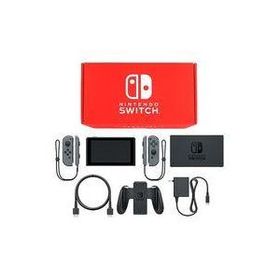 中古ニンテンドースイッチハード Nintendo Switch本体 カラーカスタマイズ /Joy-Con(L/R)グレー/Joy-Conストラップ(L/R)グレ