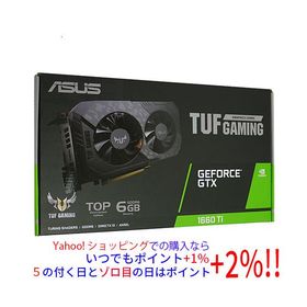 爆買【中古】ASUSグラボ TUF-GTX1660TI-T6G-EVO-GAMING PCIExp 6GB 元箱あり