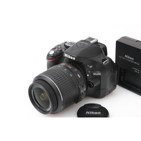 【全額返金保証】並品｜ニコン D5200 18-55 VR レンズキット [ブラック]（センサー清掃済み） CA01-M6847-3V2A