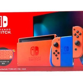 【美品】Nintendo Switch マリオレッド×ブルー セット＆SDカード