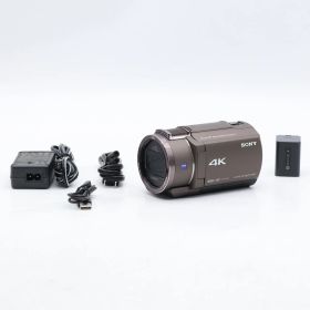SONY FDR-AX45A ブロンズブラウン｜4Kビデオカメラ Handycam｜空間光学手ブレ補正搭載 高画質撮影 ソニー【中古】