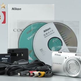 【中古】Nikon ニコン COOLPIX S6300 クリスタルシルバー コンパクトデジタルカメラ