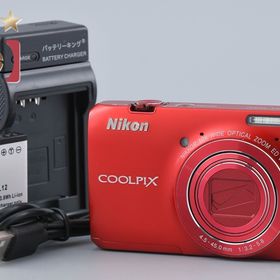 【中古】Nikon ニコン COOLPIX S6300 アーバンレッド コンパクトデジタルカメラ
