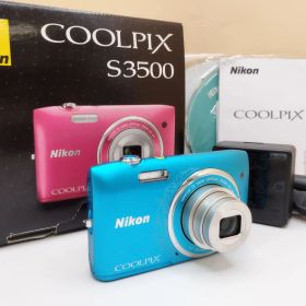 Nikon Coolpix S3500 ブルーデジタルカメラ 20260515