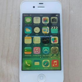 iPhone 4 32GB ホワイト ホームボタン不良 ジャンク 初期化済