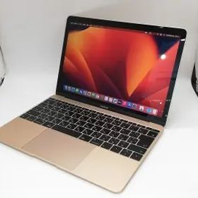 【中古】Apple MacBook 12インチ CoreM3:1.2GHz 256GB ゴールド MNYK2J/A (Mid 2017)【福岡天神】保証期間１ヶ月【ランクC】