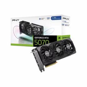 PNY GeFORCE RTX 5070 12GB Overclocked TripleFan グラフィックボード｜VCG507012TFXPB1-O