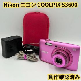 Nikon ニコン COOLPIX S3600 ピンク デジタルカメラ