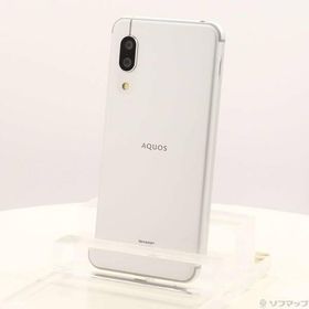 〔中古〕SHARP(シャープ) AQUOS sense3 64GB シルバーホワイト SHV45 auロック解除SIMフリー〔198-ud〕