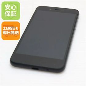 【中古】 超美品 702SH AQUOS sense basic ブラック スマホ 本体 白ロム 中古 土日祝発送OK