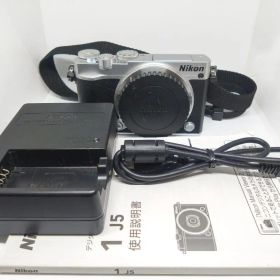 [人気のシルバー] Nikon 1 J5 ミラーレス ボディ 液晶保護ガラス貼付