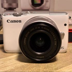 Canon EOS M10 標準 EF-M15-45mm IS STM ホワイト