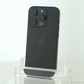 ソフマップ 〔中古品〕 iPhone15 Pro 128GB ブラックチタニウム MTU73J／A SIMフリー【262】