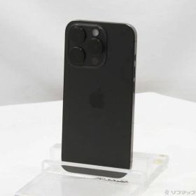 ソフマップ 〔中古品〕 iPhone15 Pro 128GB ブラックチタニウム MTU73J／A SIMフリー【344】