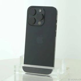 ソフマップ 〔中古品〕 iPhone15 Pro 128GB ブラックチタニウム MTU73J／A SIMフリー【262】