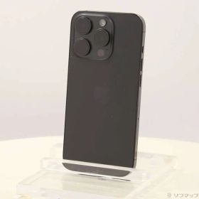ソフマップ 〔中古品〕 iPhone15 Pro 128GB ブラックチタニウム MTU73J／A SIMフリー【297】