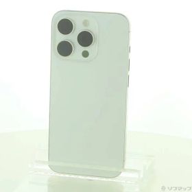 ソフマップ 〔中古品〕 iPhone15 Pro 128GB ホワイトチタニウム MTU83J／A SIMフリー【344】