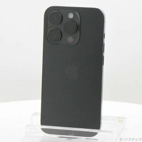 ソフマップ 〔中古品〕 iPhone15 Pro 256GB ブラックチタニウム MTUC3J／A SIMフリー【344】
