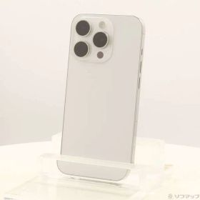 ソフマップ 〔中古品〕 iPhone15 Pro 256GB ホワイトチタニウム MTUD3J／A SIMフリー【349】