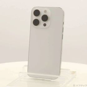 ソフマップ 〔中古品〕 iPhone15 Pro 256GB ホワイトチタニウム MTUD3J／A SIMフリー【377】