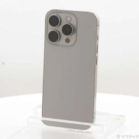 ソフマップ 〔中古品〕 iPhone15 Pro 256GB ナチュラルチタニウム MTUF3J／A SIMフリー【349】