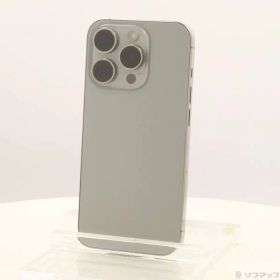 ソフマップ 〔中古品〕 iPhone15 Pro 256GB ナチュラルチタニウム MTUF3J／A SIMフリー【258】