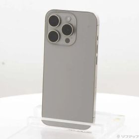 ソフマップ 〔中古品〕 iPhone15 Pro 256GB ナチュラルチタニウム MTUF3J／A SIMフリー【349】