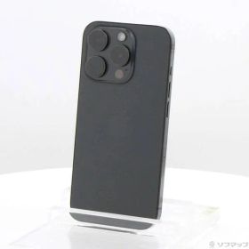 ソフマップ 〔中古品〕 iPhone15 Pro 512GB ブラックチタニウム MTUH3J／A SIMフリー【258】