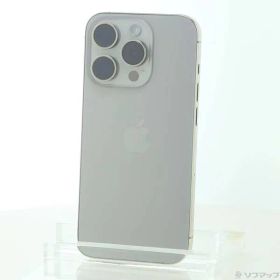 ソフマップ 〔中古品〕 iPhone15 Pro 128GB ナチュラルチタニウム MTU93J／A SIMフリー【198】