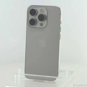ソフマップ 〔中古品〕 iPhone15 Pro 128GB ナチュラルチタニウム MTU93J／A SIMフリー【305】